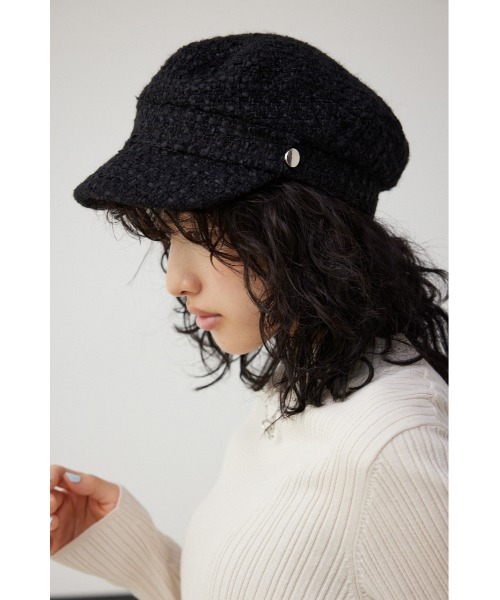 CA4LA♥チュール付きツイードキャスケット♥パール無し CA4LA♥チュール付きツイードキャスケット♥パール無し nami5 ca4la