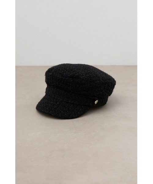 AZUL by moussy（アズールバイマウジー）の「ツイードキャスケット（キャスケット・レディース・アイボリー/ブラック/マルチ・FREE）」の17枚目の写真