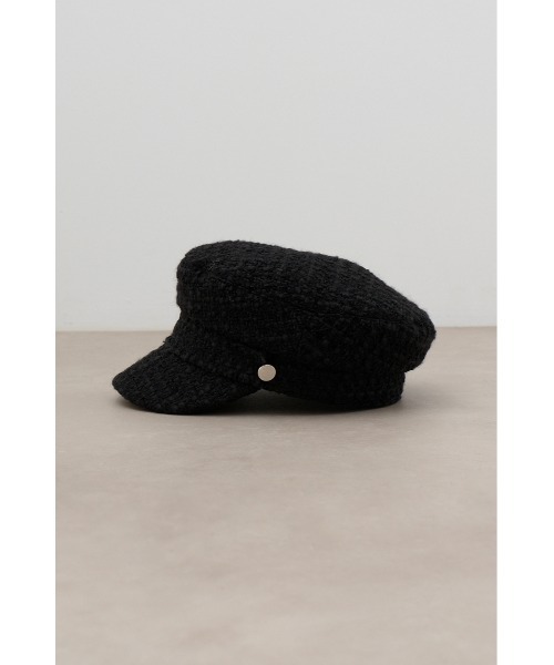 AZUL by moussy（アズールバイマウジー）の「ツイードキャスケット（キャスケット・レディース・アイボリー/ブラック/マルチ・FREE）」の18枚目の写真