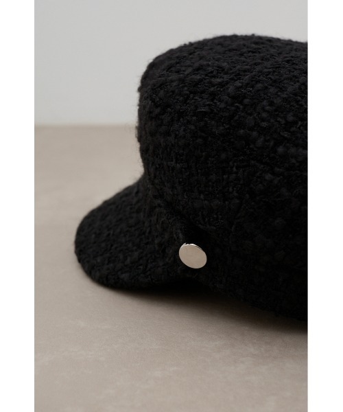 AZUL by moussy（アズールバイマウジー）の「ツイードキャスケット（キャスケット・レディース・アイボリー/ブラック/マルチ・FREE）」の22枚目の写真