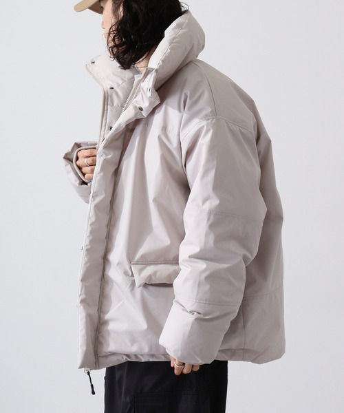 Anefleul 薄手　リバティ　ダウンジャケット　鳥　果物　花 花柄 ダウンジャケット 中綿ブルゾン[品番：KH000015171]｜VIVID