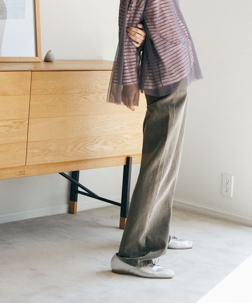 marjour(マージュール)の「SHEER MESH TOPS(Tシャツ/カットソー・レディース・ブラック/グレー・M)」の11枚目の写真