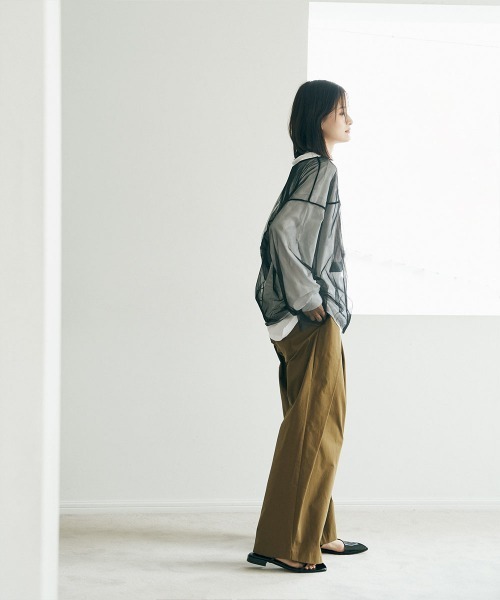 marjour(マージュール)の「SHEER MESH TOPS(Tシャツ/カットソー・レディース・ブラック/グレー・M)」の15枚目の写真