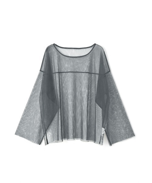 marjour(マージュール)の「SHEER MESH TOPS(Tシャツ/カットソー・レディース・ブラック/グレー・M)」の18枚目の写真