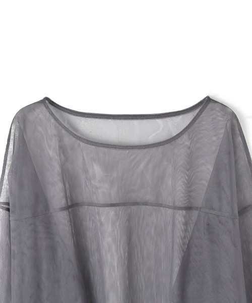 marjour(マージュール)の「SHEER MESH TOPS(Tシャツ/カットソー・レディース・ブラック/グレー・M)」の19枚目の写真