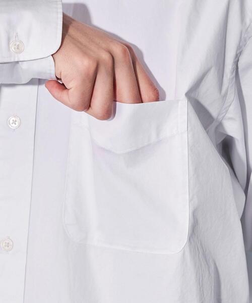 CITEN（シテン）の「＜CITEN＞ツイル スタンダードシャツ（シャツ/ブラウス・メンズ・ライトブルー/ホワイト・M/S/L）」の16枚目の写真