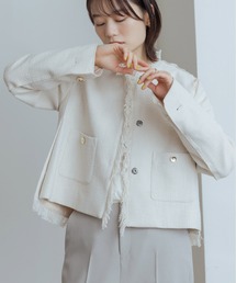 Eimee Law（エイミーロウ）の「ツィードテクニカル ジャケット