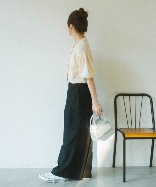 ECREL(エクレール)の「アシメタックカーゴパンツ(カーゴパンツ・レディース・ブラック/グレー/ベージュ・M/S)」の15枚目の写真
