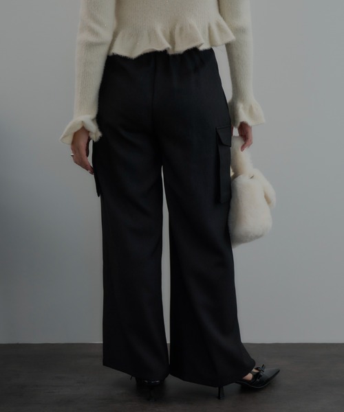 ECREL(エクレール)の「アシメタックカーゴパンツ(カーゴパンツ・レディース・ブラック/グレー/ベージュ・M/S)」の18枚目の写真