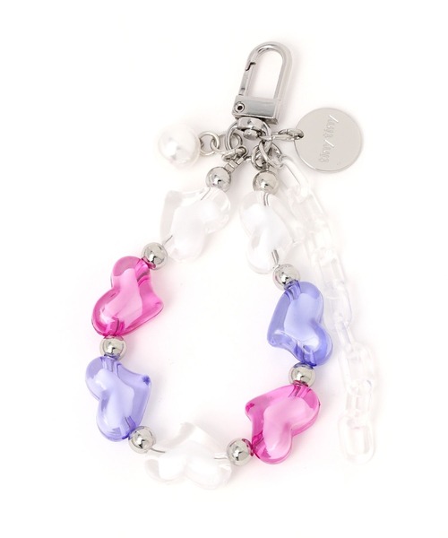 tiny tiny（ティニーティニー）の「ミニチャームストラップ[tiny tiny(ティニーティニー)]（スマホグッズ・レディース・ホワイト/ピンク/パープル/グレー・0）」の3枚目の写真