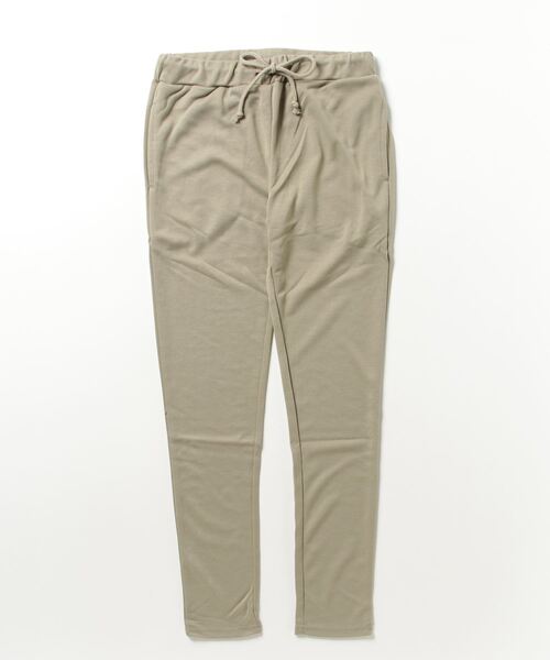FUNALIVE(ファンアライブ)の「Fleece sweat skinny pants / 裏毛スウェットスキニーパンツ unisex(スウェットパンツ・メンズ・ネイビー/グレー系カモフラージュ/ストライプ/カーキ/ベージュ・L/M)」の18枚目の写真