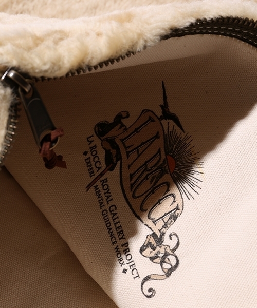 FREAK'S STORE（フリークスストア）の「LA ROCCA/ラロッカ　DOUBLE CLUTCH BAG クラッチバッグ（クラッチバッグ・レディース・キャメル/カモフラージュ・FREE）」の3枚目の写真