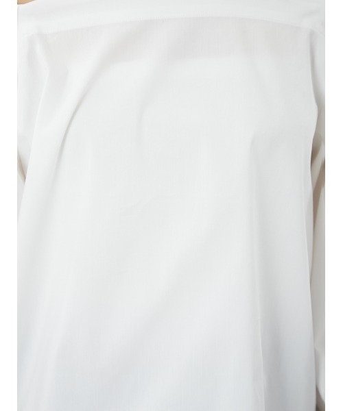 FRAY I.D（フレイアイディー）の「タックオフショルリボンブラウス（シャツ/ブラウス・レディース・ホワイト/ブラック/ストライプ・FREE）」の14枚目の写真