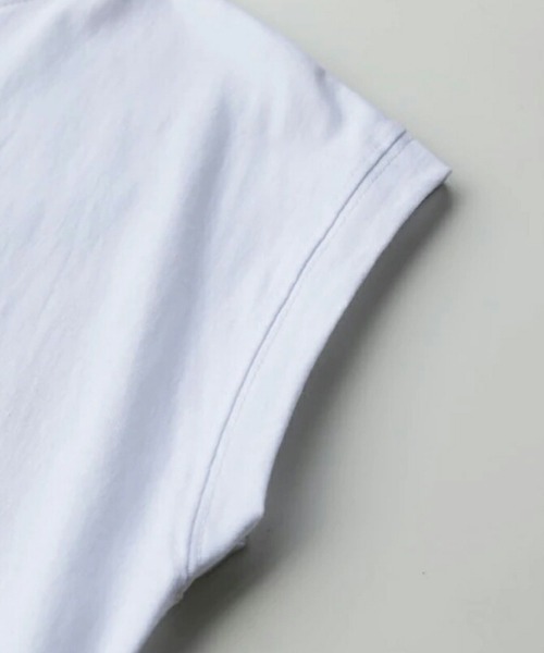 COCOMOMO(ココモモ)の「フレンチスリーブロゴTシャツ(Tシャツ/カットソー・レディース・ブラック/ホワイト/レッド・FREE)」の16枚目の写真