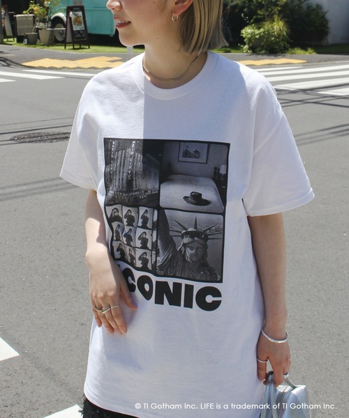 GOOD ROCK SPEED（グッドロックスピード）の「【GOOD ROCK SPEED】LIFE PICTURE COLLECTION Photo Tee（Tシャツ/カットソー・レディース・ホワイト・F）」の5枚目の写真