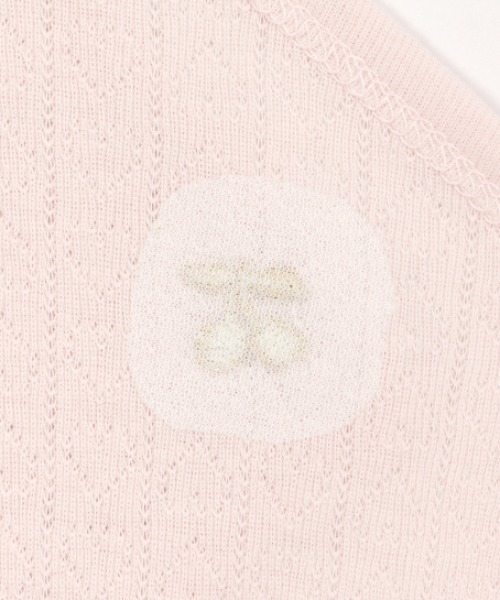 petit main（プティマイン）の「【オーガニック】コンビ肌着（その他・キッズ・ライトブルー/ライトピンク/ライトグリーン/アイボリー・50-70cm）」の7枚目の写真