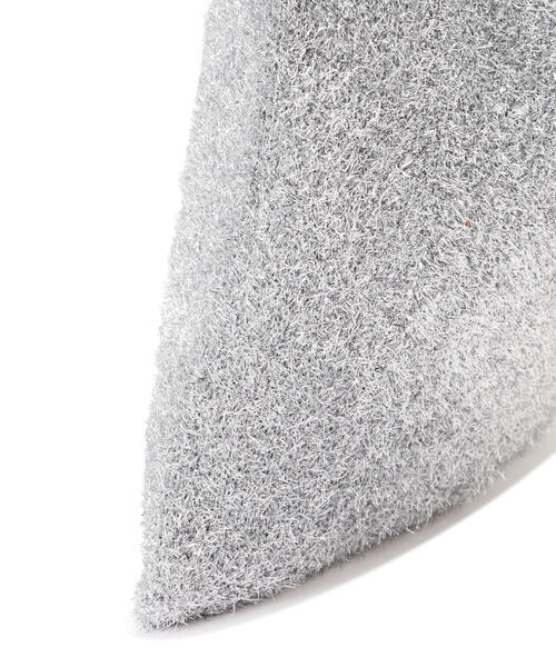 N.（N. Natural Beauty Basic）（エヌエヌナチュラルビューティーベーシック）の「◆ラメニットバッグ（トートバッグ・レディース・ブラック/シルバー・ﾌﾘ-）」の13枚目の写真