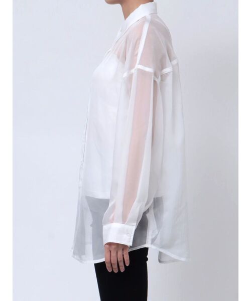 【セール】オーバーシアーシャツ(シャツ/ブラウス)|GYDA(ジェイダ) 【セール】オーバーシアーシャツ(シャツ/ブラウス)|GYDA(ジェイダ)