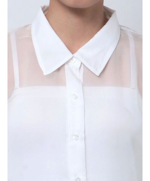 【セール】オーバーシアーシャツ(シャツ/ブラウス)|GYDA(ジェイダ) 【セール】オーバーシアーシャツ(シャツ/ブラウス)|GYDA(ジェイダ)