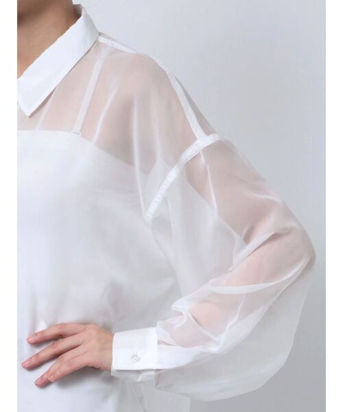 【セール】オーバーシアーシャツ(シャツ/ブラウス)|GYDA(ジェイダ) 【セール】オーバーシアーシャツ(シャツ/ブラウス)|GYDA(ジェイダ)