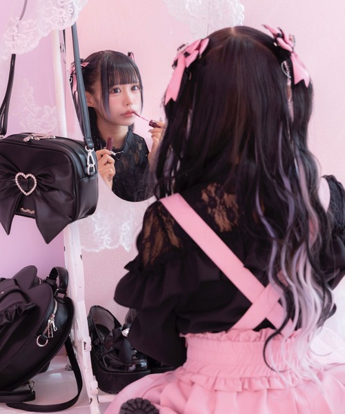 ハートいっぱいデザインスカート（スカート）｜DearMyLove（ディアマイラブ）