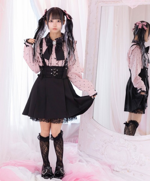 ハートいっぱいデザインスカート（スカート）｜DearMyLove（ディアマイラブ）