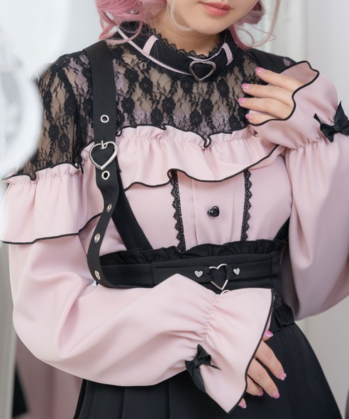 ハートいっぱいデザインスカート（スカート）｜DearMyLove（ディアマイラブ）