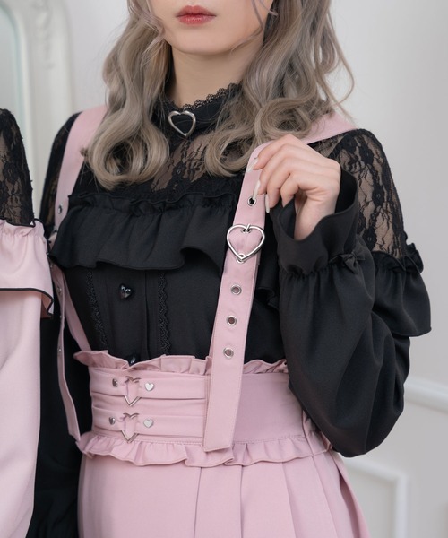 ハートいっぱいデザインスカート（スカート）｜DearMyLove（ディアマイラブ）