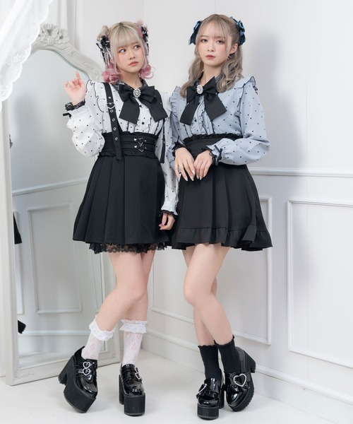 ハートいっぱいデザインスカート（スカート）｜DearMyLove（ディアマイラブ）