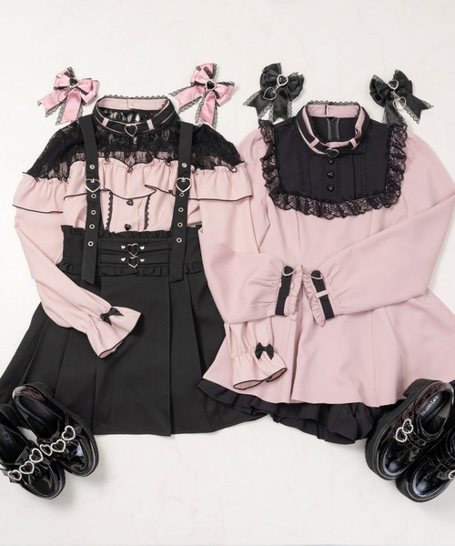 ハートいっぱいデザインスカート（スカート）｜DearMyLove（ディアマイラブ）