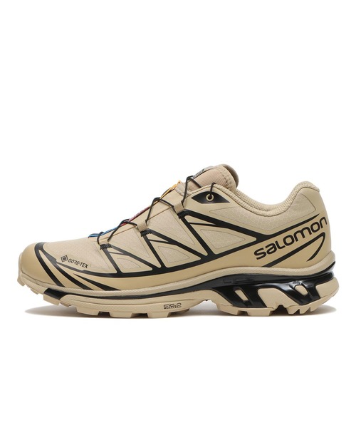 SALOMON（サロモン）の「SALOMON/サロモン/XT-6 GTX L47445500/SAFARI/SAFARI/BLACK（スニーカー・メンズ・サンドベージュ・23/23.5/24/24.5/25/25.5/26/26.5/27/27.5/28/28.5/29）」の2枚目の写真