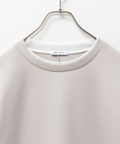 URBAN COLLECTION(アーバンコレクション)の「URBAN COLLECTION エアスムージー フェイクレイヤードベストTシャツ(Tシャツ/カットソー・レディース・チャコールグレー/ブラック/ベージュ・フリー)」の13枚目の写真