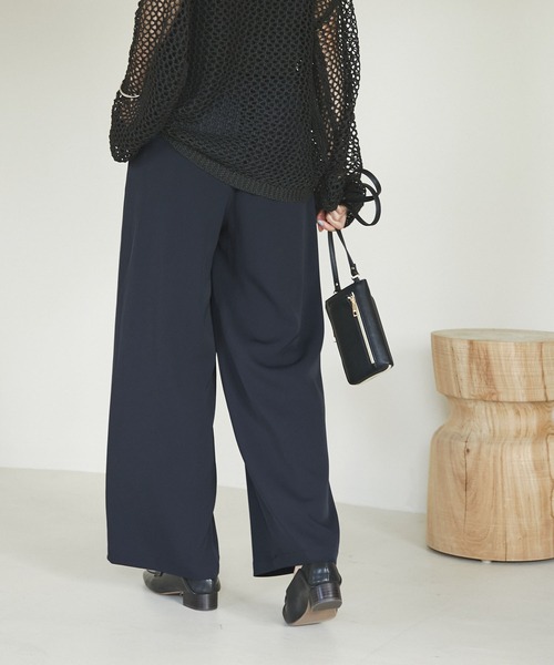 ROPE' PICNIC（ロペピクニック）の「ジョグイージーワイドパンツ（その他パンツ・レディース・ベージュ系その他/ピンク/ネイビー/サックスブルー・38/36/40）」の13枚目の写真
