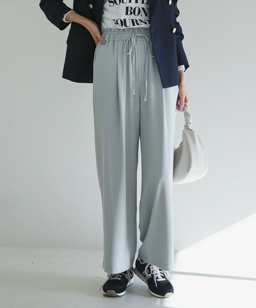 ROPE' PICNIC（ロペピクニック）の「ジョグイージーワイドパンツ（その他パンツ・レディース・ベージュ系その他/ピンク/ネイビー/サックスブルー・38/36/40）」の17枚目の写真