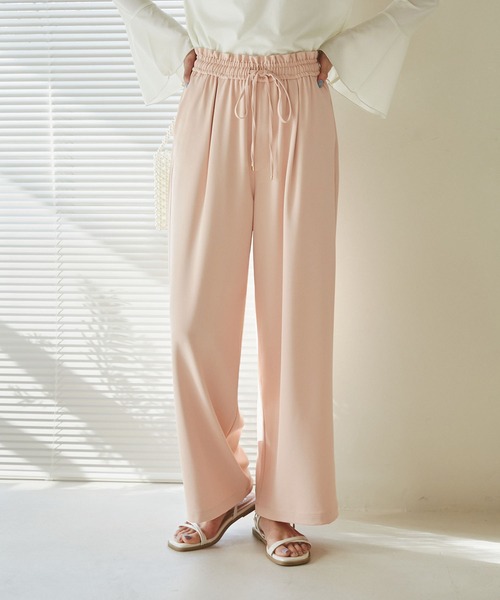 ROPE' PICNIC（ロペピクニック）の「ジョグイージーワイドパンツ（その他パンツ・レディース・ベージュ系その他/ピンク/ネイビー/サックスブルー・38/36/40）」の22枚目の写真