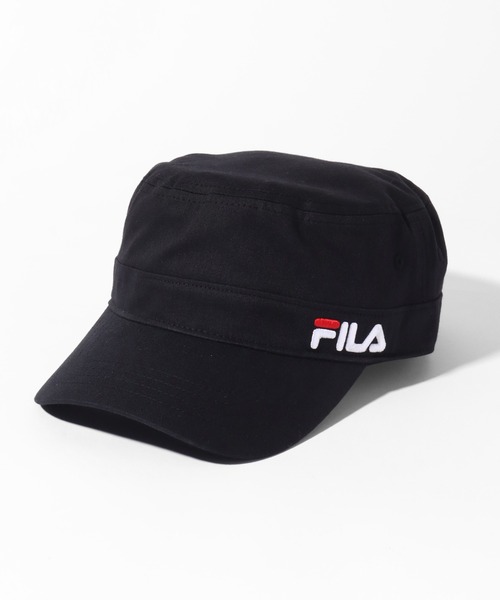 FILA（フィラ）の「【FILA/フィラ】オーガニックコットンツイル ワークキャップ（キャップ・メンズ・ベージュ/ネイビー/ブラック・FREE）」の2枚目の写真