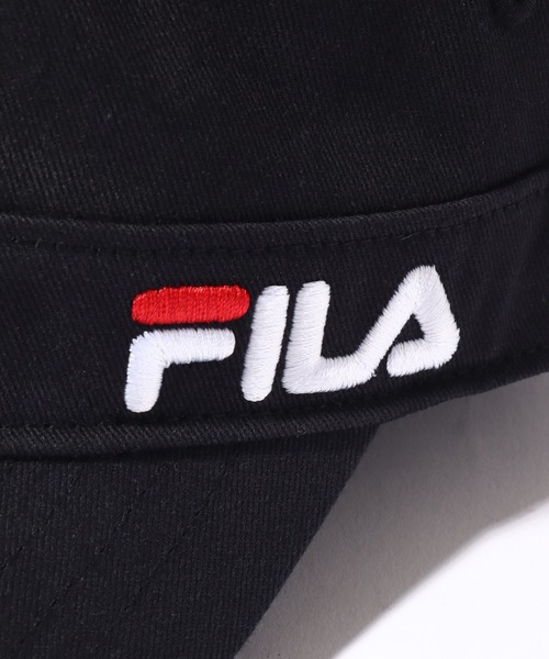 FILA（フィラ）の「【FILA/フィラ】オーガニックコットンツイル ワークキャップ（キャップ・メンズ・ベージュ/ネイビー/ブラック・FREE）」の7枚目の写真