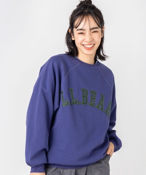 L.L.Bean(エルエルビーン)の「【JAPAN EDITION】ポーテージ・クルーネック・スウェットシャツ(スウェット・レディース・ホワイト/ライトグレー/ピンク/ネイビー・MEDIUM)」の6枚目の写真