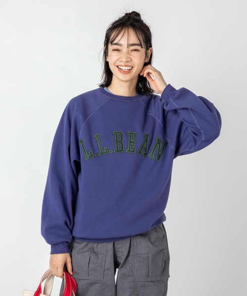 L.L.Bean(エルエルビーン)の「【JAPAN EDITION】ポーテージ・クルーネック・スウェットシャツ(スウェット・レディース・ホワイト/ライトグレー/ピンク/ネイビー・MEDIUM)」の14枚目の写真