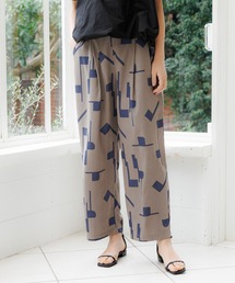 LAKOLE | 幾何柄イ－ジ－パンツ / 111245(その他パンツ)