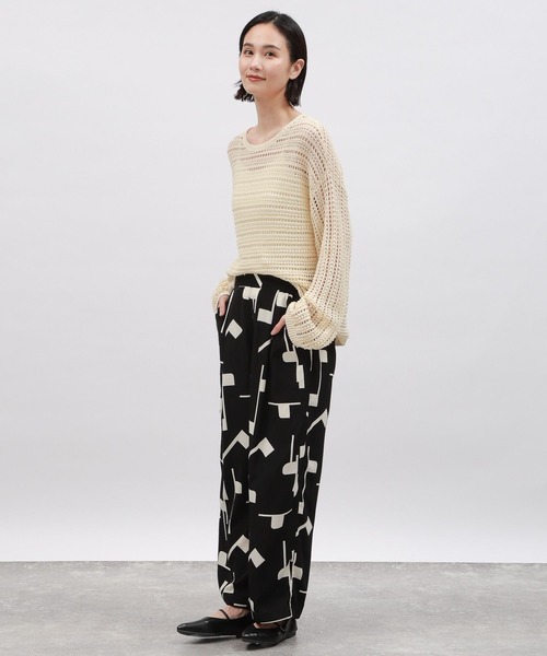 LAKOLE（ラコレ）の「幾何柄イ－ジ－パンツ / 111245（その他パンツ