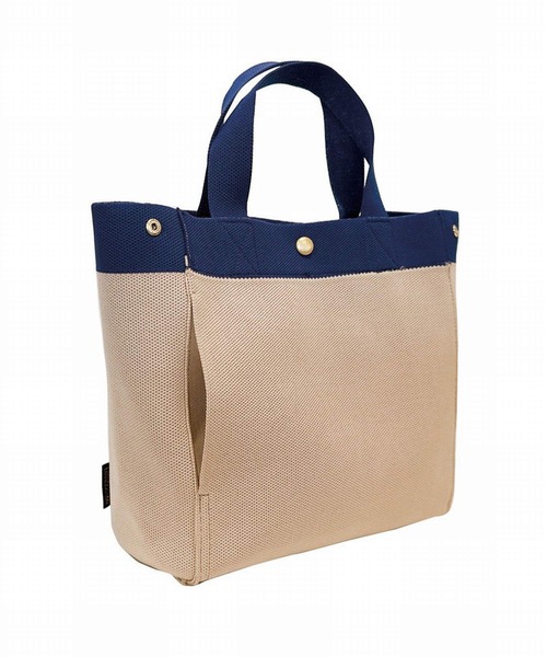 ROOTOTE(ルートート)の「ルートート / 洗えるニットミニトート SN.スクエア.ルフル-A(トートバッグ・レディース・ベージュ/ブラック/セージグリーン・FREE)」の6枚目の写真