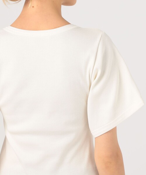 BY MALENE BIRGER(バイマレーネビルガー)の「BY MALENE BIRGER LUNAI Tシャツ(Tシャツ/カットソー・レディース・ブラック/ホワイト・XS)」の8枚目の写真