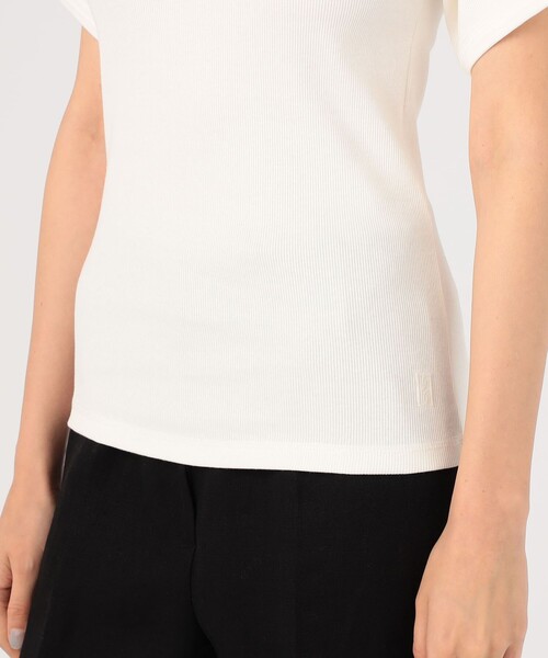 BY MALENE BIRGER(バイマレーネビルガー)の「BY MALENE BIRGER LUNAI Tシャツ(Tシャツ/カットソー・レディース・ブラック/ホワイト・XS)」の10枚目の写真