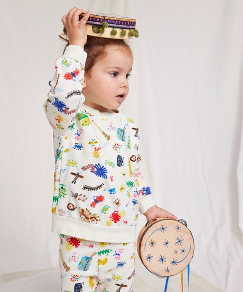 【セール】Baby Funny Insects all over sweatshirt（スウェット）｜BOBO CHOSES（ボボショーズ） 5,225円