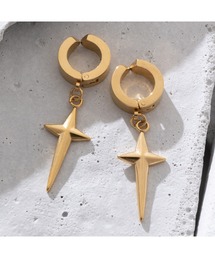 ABBEY MARKET（アビーマーケット）の「サージカルステンレス デザインイヤーカフ『両耳2点セット』 韓国製（イヤーカフ）」