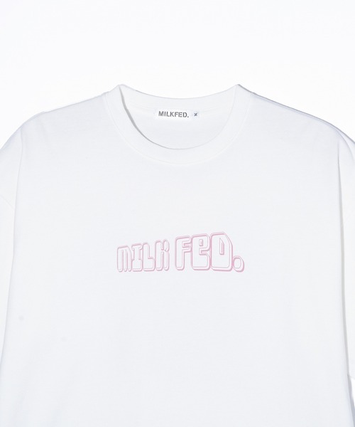 MILKFED.（ミルクフェド）の「CAR GRAPHIC WIDE S/S TEE（Tシャツ/カットソー・レディース・ライトブルー/オフホワイト/チャコール・M/L）」の5枚目の写真