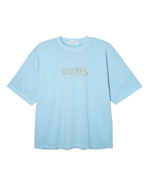 MILKFED.（ミルクフェド）の「CAR GRAPHIC WIDE S/S TEE（Tシャツ/カットソー・レディース・ライトブルー/オフホワイト/チャコール・M/L）」の10枚目の写真