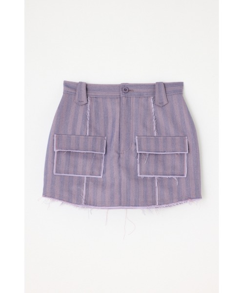 LAGUA GEM（ラグアジェム）の「CUT OFF ミニスコート（スカート・レディース・グレー/ピンク・X-SMALL/SMALL/MEDIUM）」の17枚目の写真