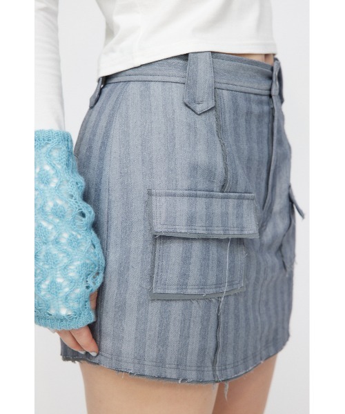 LAGUA GEM（ラグアジェム）の「CUT OFF ミニスコート（スカート・レディース・グレー/ピンク・X-SMALL/SMALL/MEDIUM）」の21枚目の写真